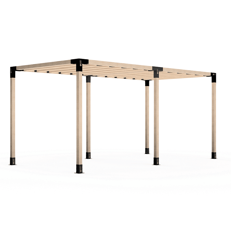 LuxShade Duo – Двойна модулна пергола 5,6×2,85 м