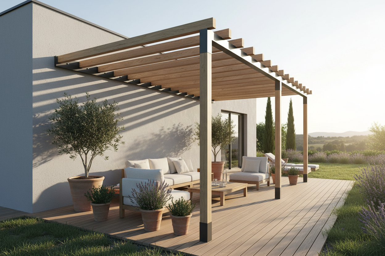 Пергола за Стена- Навес