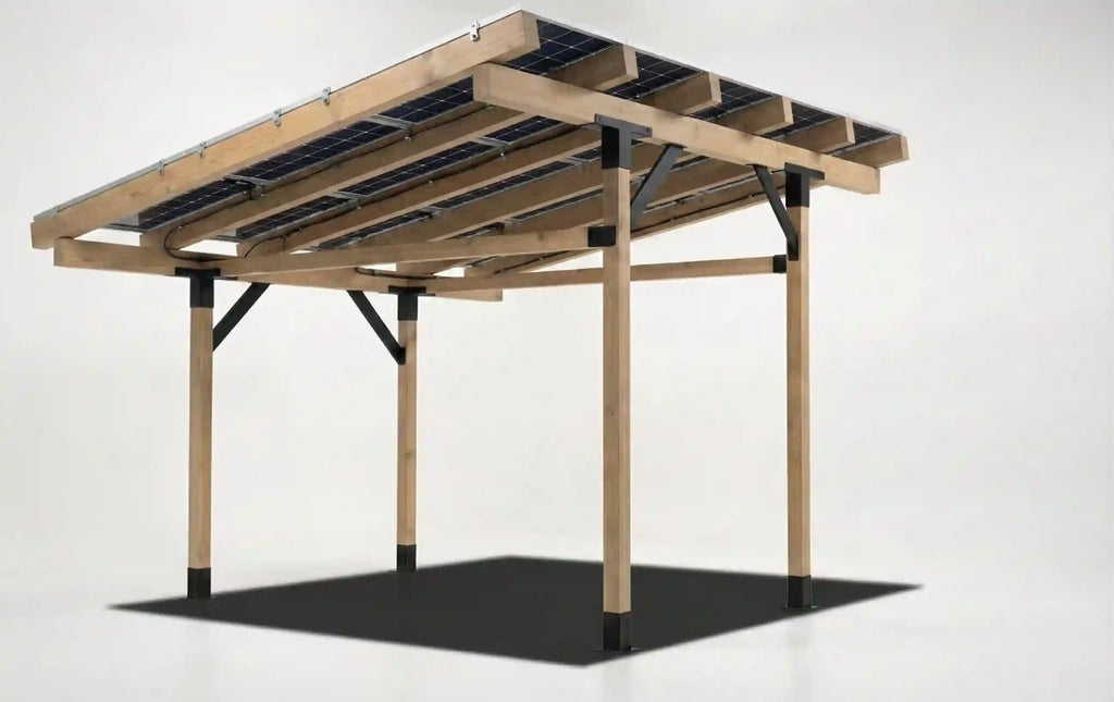 LuxShade Solar – Соларна пергола и навес за автомобил 4×3,5 м