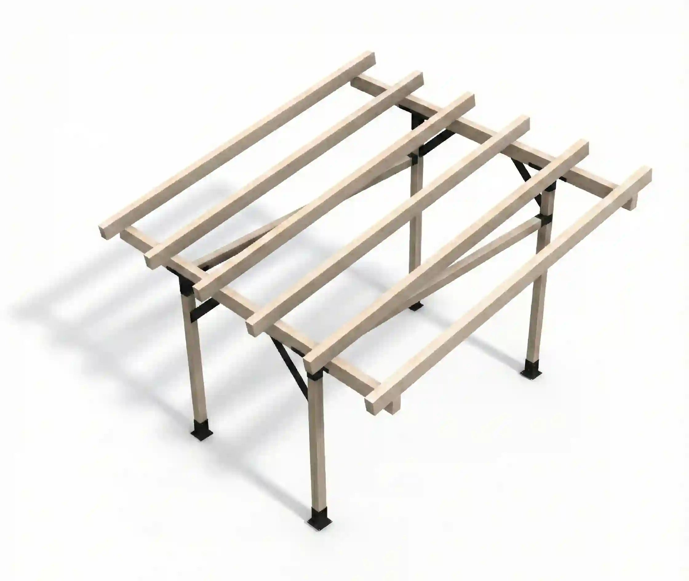 Модулна Соларна Пергола и Навес за Автомобил (4x3.5м) – Енергия и Защита