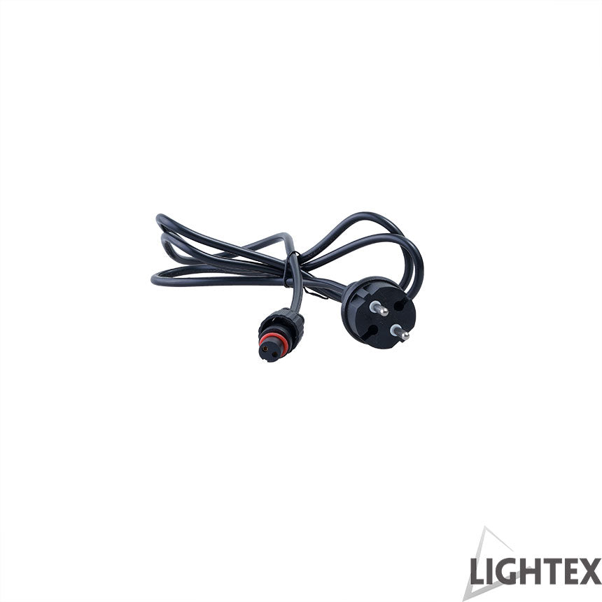 Захранващ кабел 1,5м за гирлянда Lightex IP44