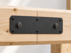 Стоманена права свързваща планка за дървени конструкции – LuxShade I Plate