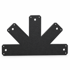 Стоманена многопосочна свързваща планка за дървени конструкции – LuxShade V Plate