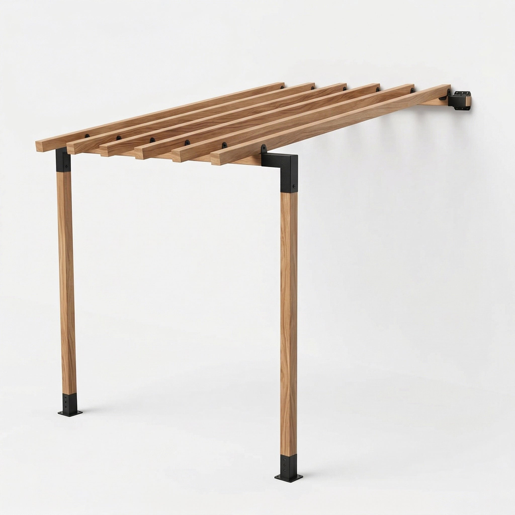 LuxShade WallGrid – Пергола със стенен монтаж( 3000мм x 3000 мм )