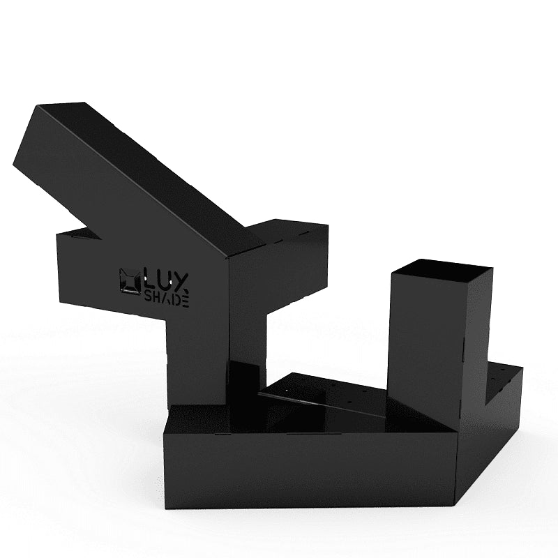 Конектор за греди Ъглова Планки Svarog 4 рамена 30° наклон за греда 10см x 10 см ( ДЕСЕН, ЛЯВ)