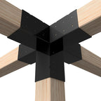 Конектор за греди Централна Планки Tangra 5 рамена за греда 10см x 10см