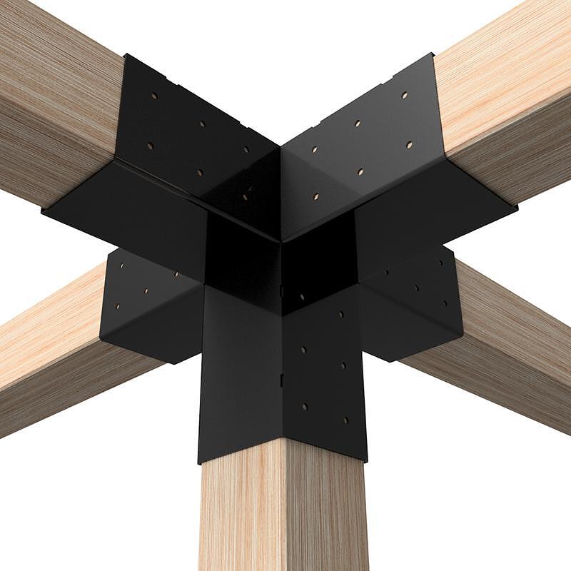 Конектор за греди Централна Планки Tangra 5 рамена за греда 10см x 10см