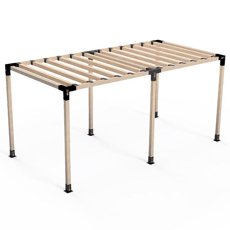 LuxShade Duo – Двойна модулна пергола 5,6×2,85 м