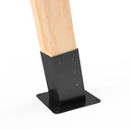 Конектор за греди Единичен Конектор Veles / Планки за земя и стена с 8° наклон