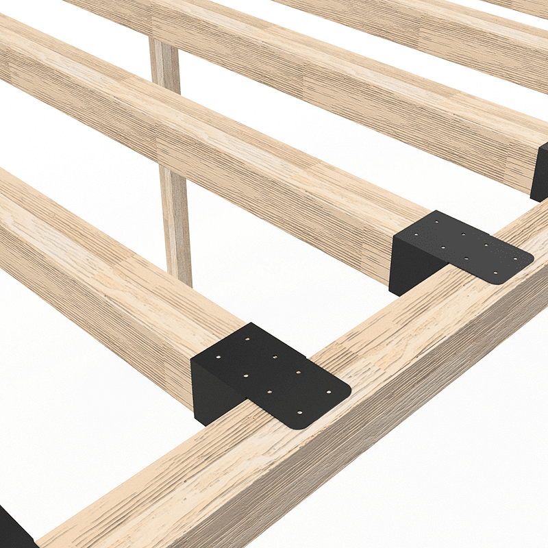 Единична Модулна Пергола LuxShade с напречни греди 6бр. - 285cм x 285см x 270см