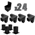 Единична Модулна Пергола LuxShade с 12бр напречни греди - 285cм x 285см x 270см