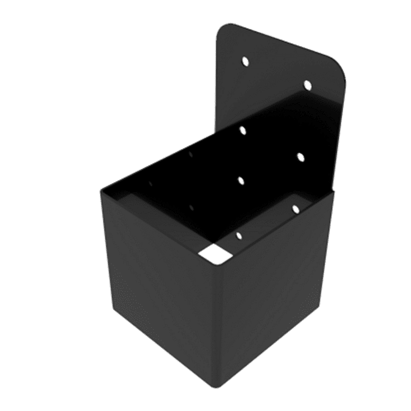 2 бр. Конектори за напречни греди 10см x 10см – горна и странична част