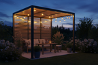 Пергола LuxShade с гирлянда