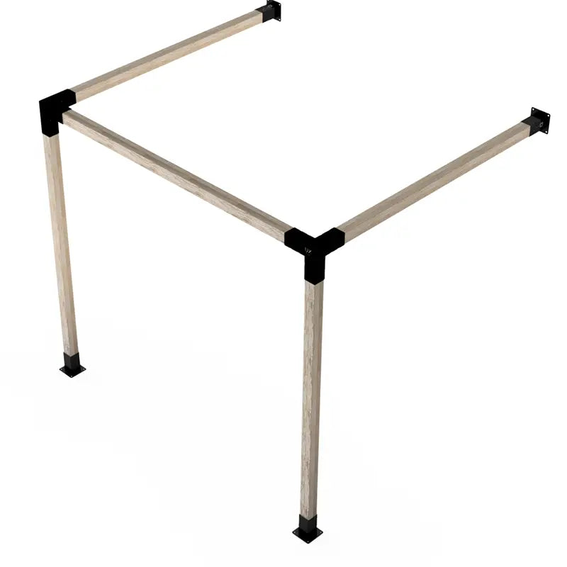 LuxShade Patio – Модулен стенен навес 2,85×2,85 м