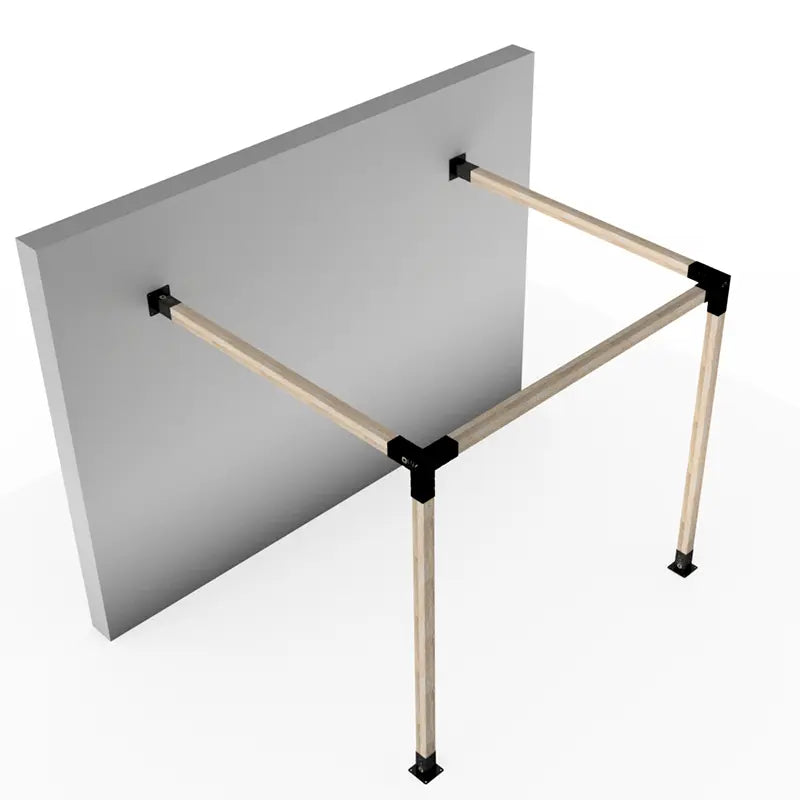 LuxShade Patio – Модулен стенен навес 2,85×2,85 м
