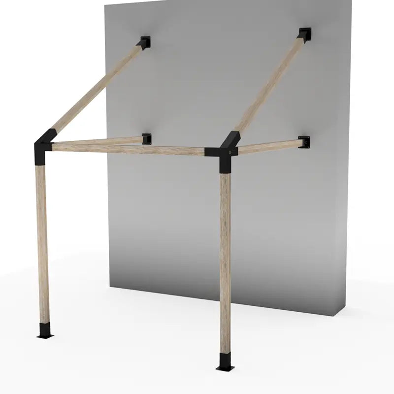 LuxShade Roof 30 – Стенен навес с наклон 30° 2,85×2,85 м