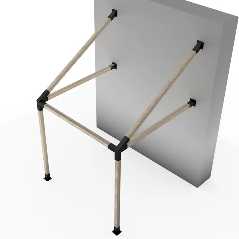 LuxShade Roof 30 – Стенен навес с наклон 30° 2,85×2,85 м