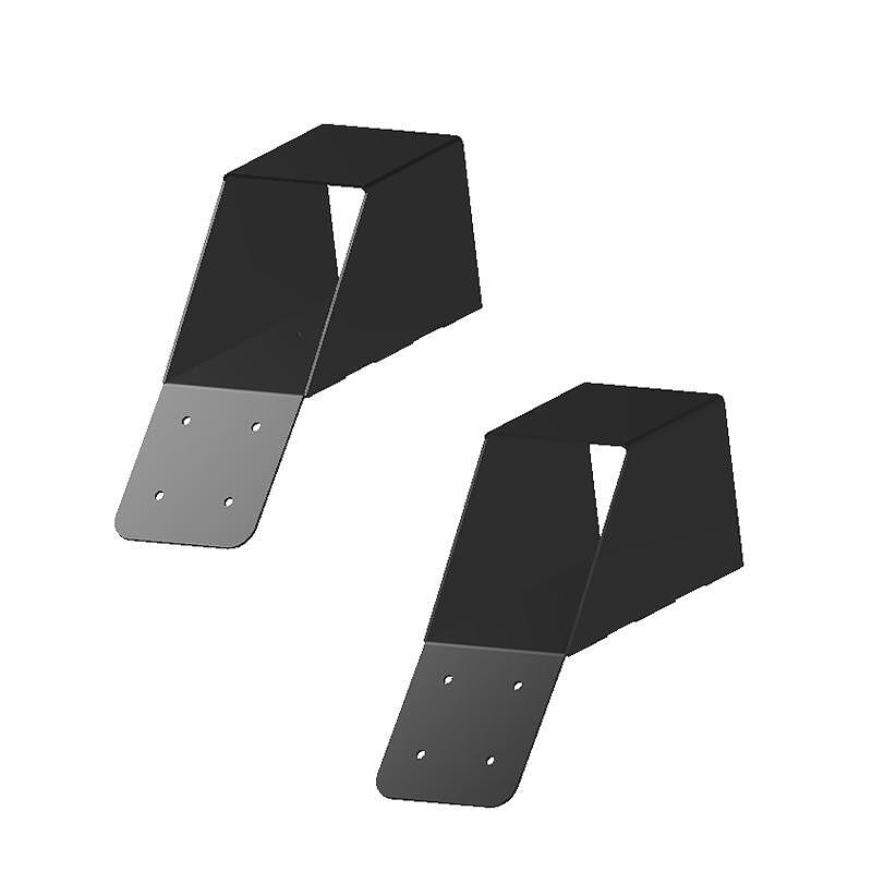 (2 бр. комплект) Конектори/Планки за укрепване на Пергола – 45-градусов наклон за греда 10см x 10см