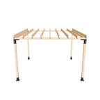 LuxShade Classic – Пергола 4×4 м с 9 напречни греди