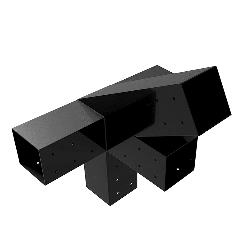 Конектор за греди Т-образена / планка за Пергола с 5 рамена (едно с 30° наклон)