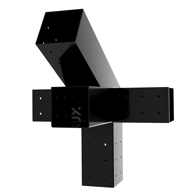 Конектор за греди Т-образена / планка за Пергола с 5 рамена (едно с 30° наклон)