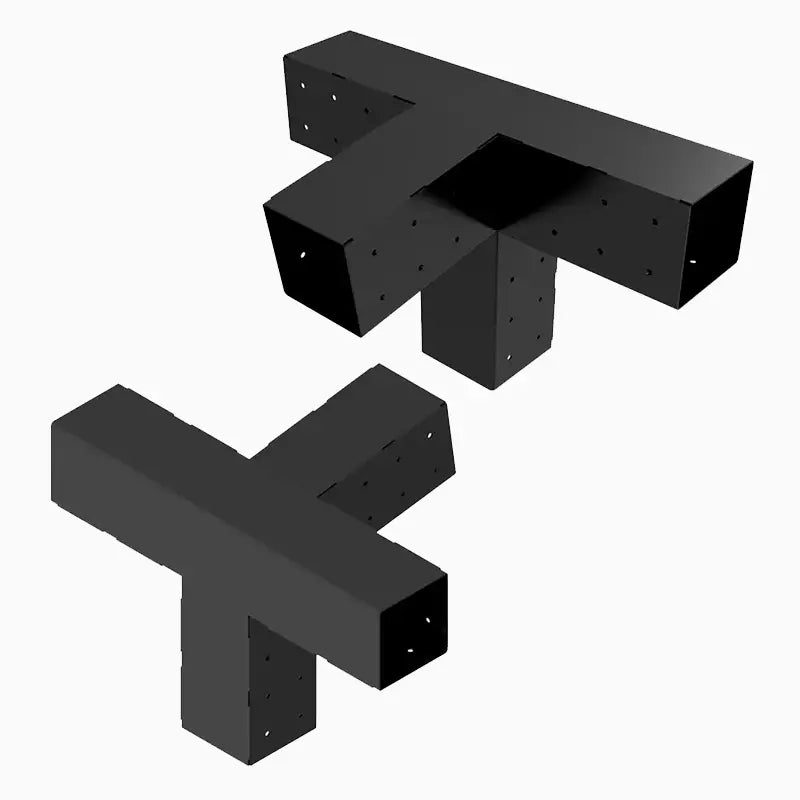 Конектор за греди Т-образена планка Svarog с 4 рамена – 1 рамо с наклон 8° (нагоре и надолу)