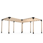 Тройна Модулна Г- образна Пергола LuxShade със напречни греди  - 560cм x 560см x 250см